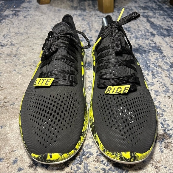 Crocs LiteRide 360 Black & Yellow Marble Pacer Shoes Size 11 Men’s main image 5